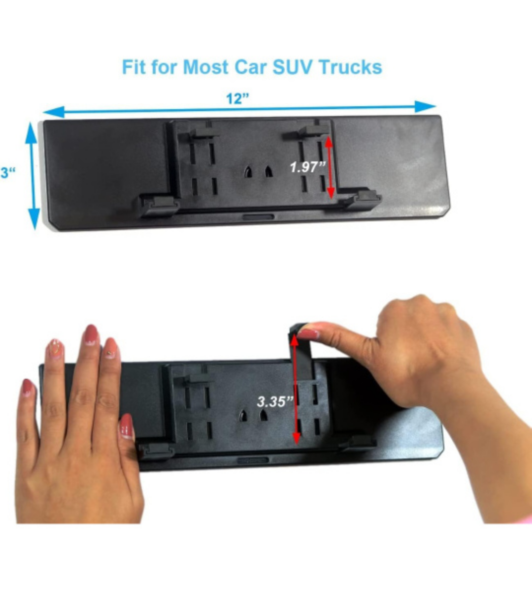 Clip On Adjustable Wide Angle Rear View Mirror image indicator(2)