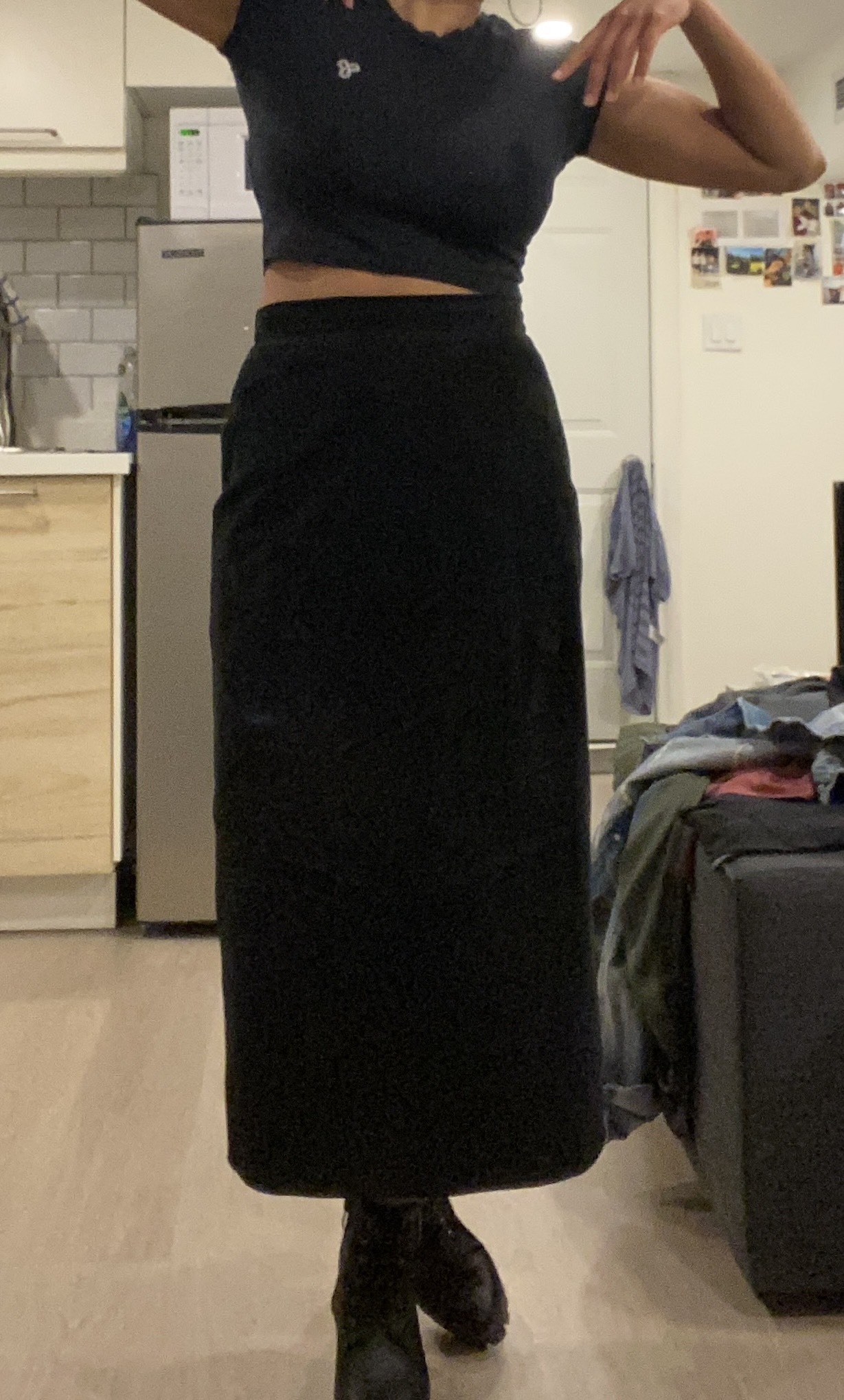 Black skirt