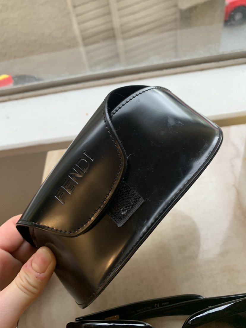 Fendi sunglasses and case with authenticity certificate image indicator(2)