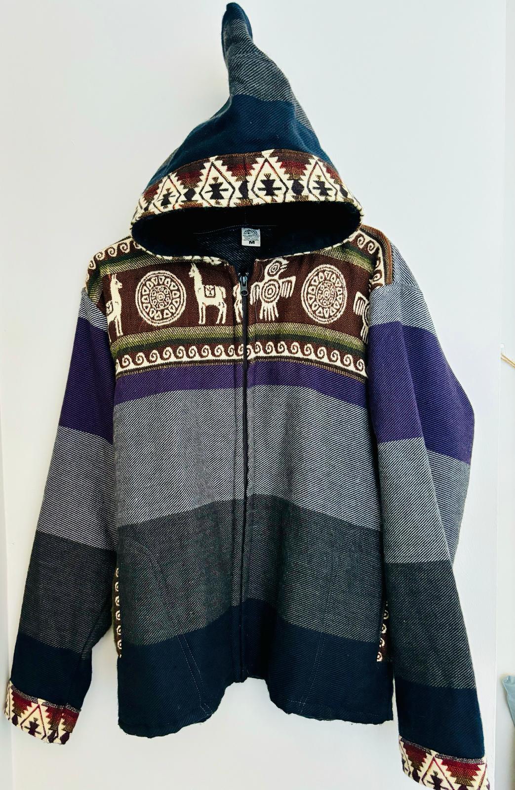 Handmade Ecuadorian Alpaca Unisex Hoodie