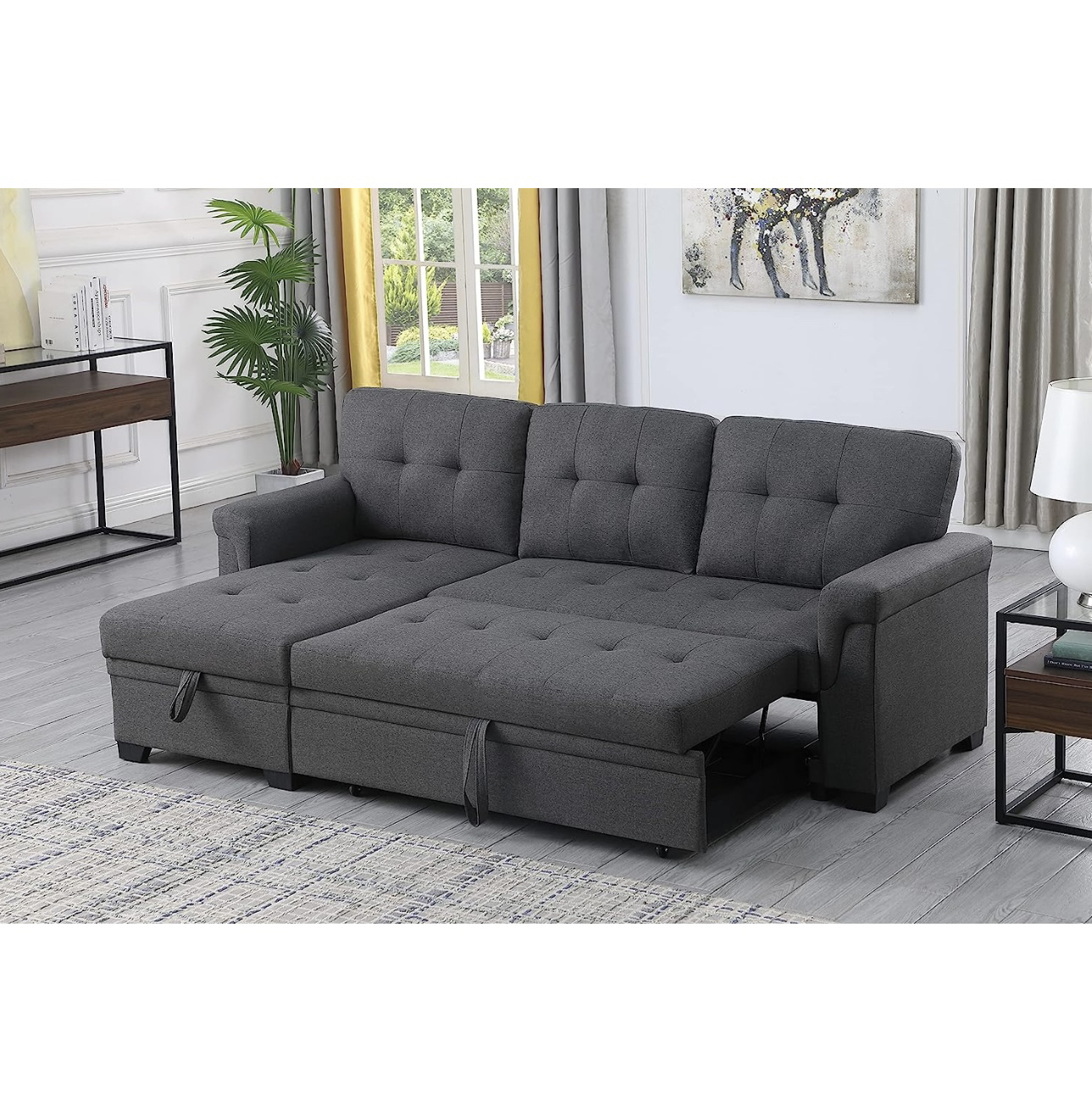 Dark Gray Sectional Sofa (originally $500) - photo 4