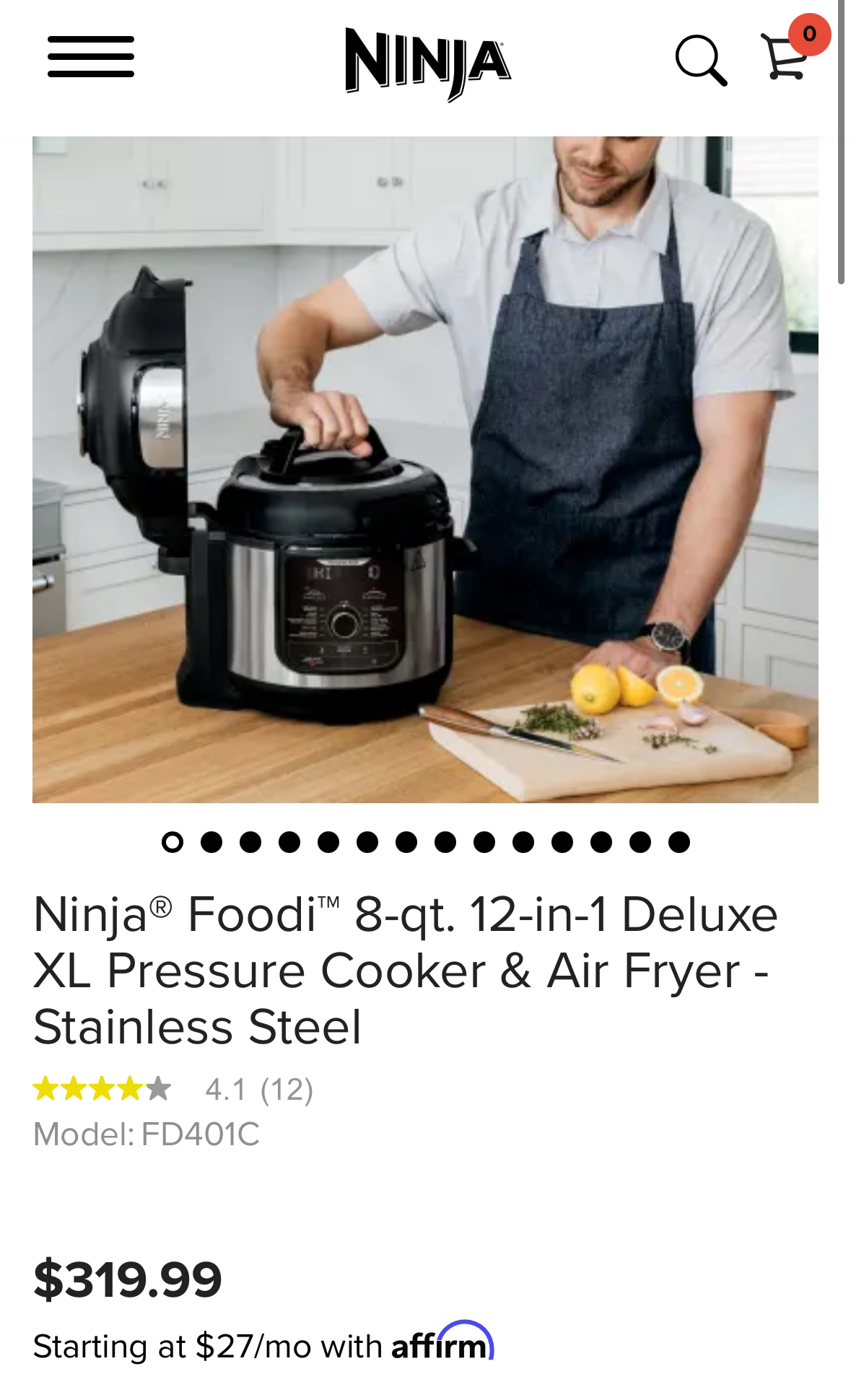Ninja Foodi Deluxe XL 12-in-1 Kitchen Appliance - photo 3