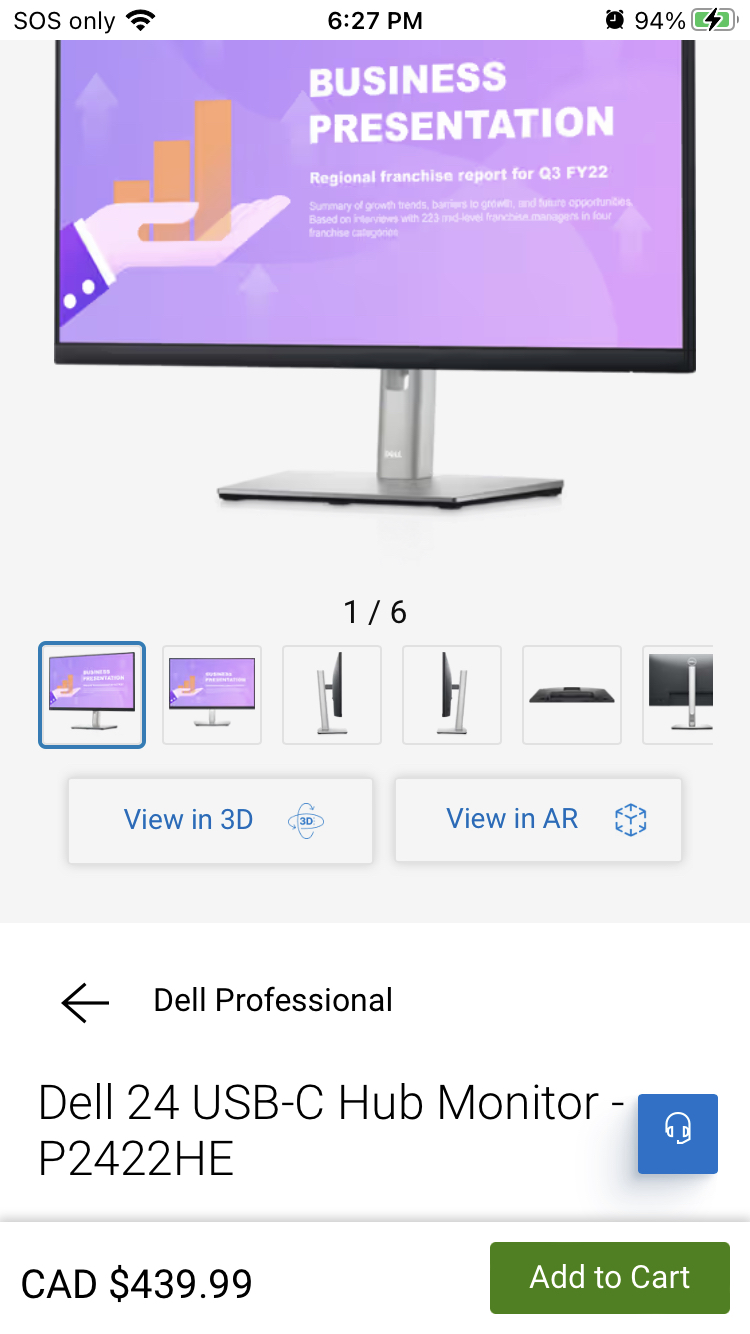 Dell 24 USB-C Hub Monitor - P2422HE - photo 4