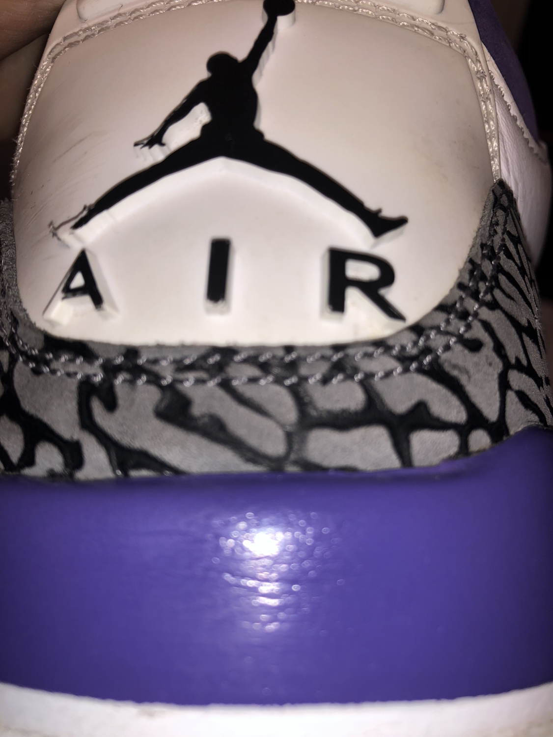 Jordan 3 Dark Iris - photo 4
