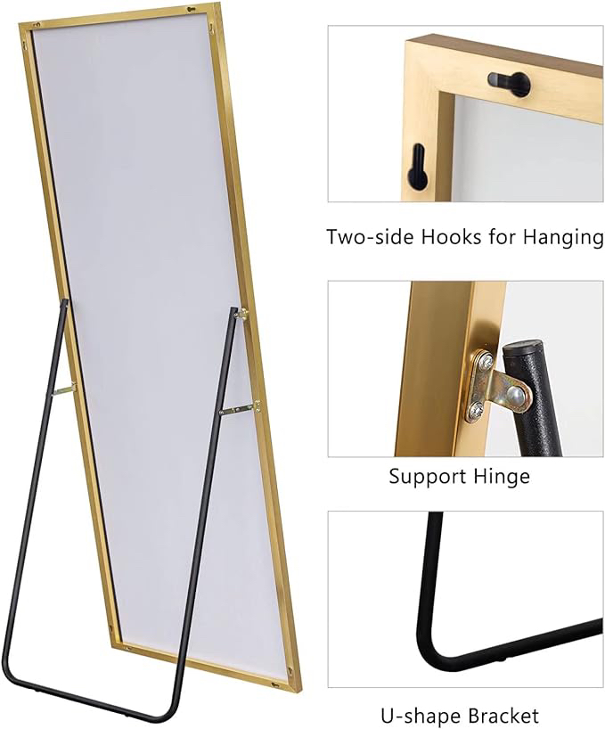 Gold frame mirror - photo 2