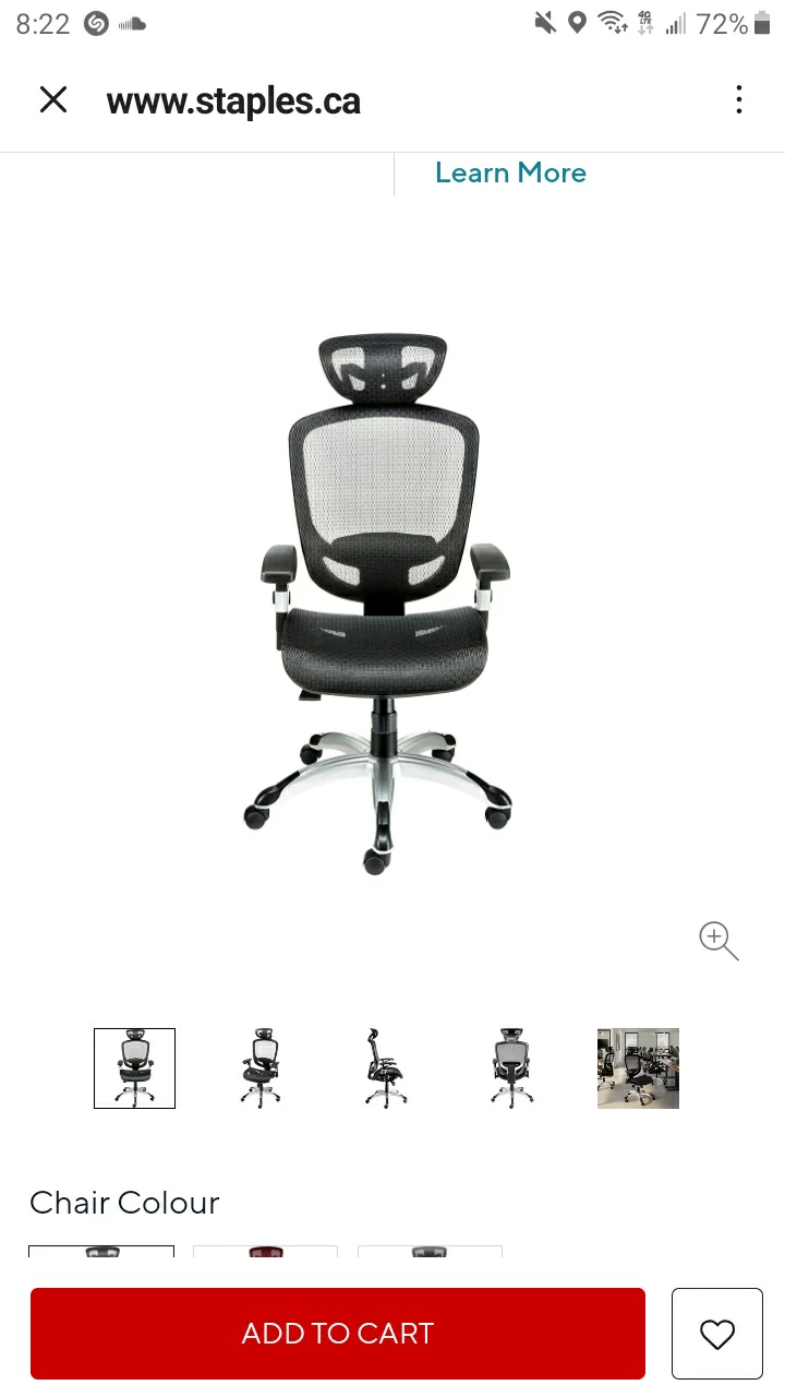Final Mark Down!  will keep if not sold. Flexfit hyken chair. image indicator(2)