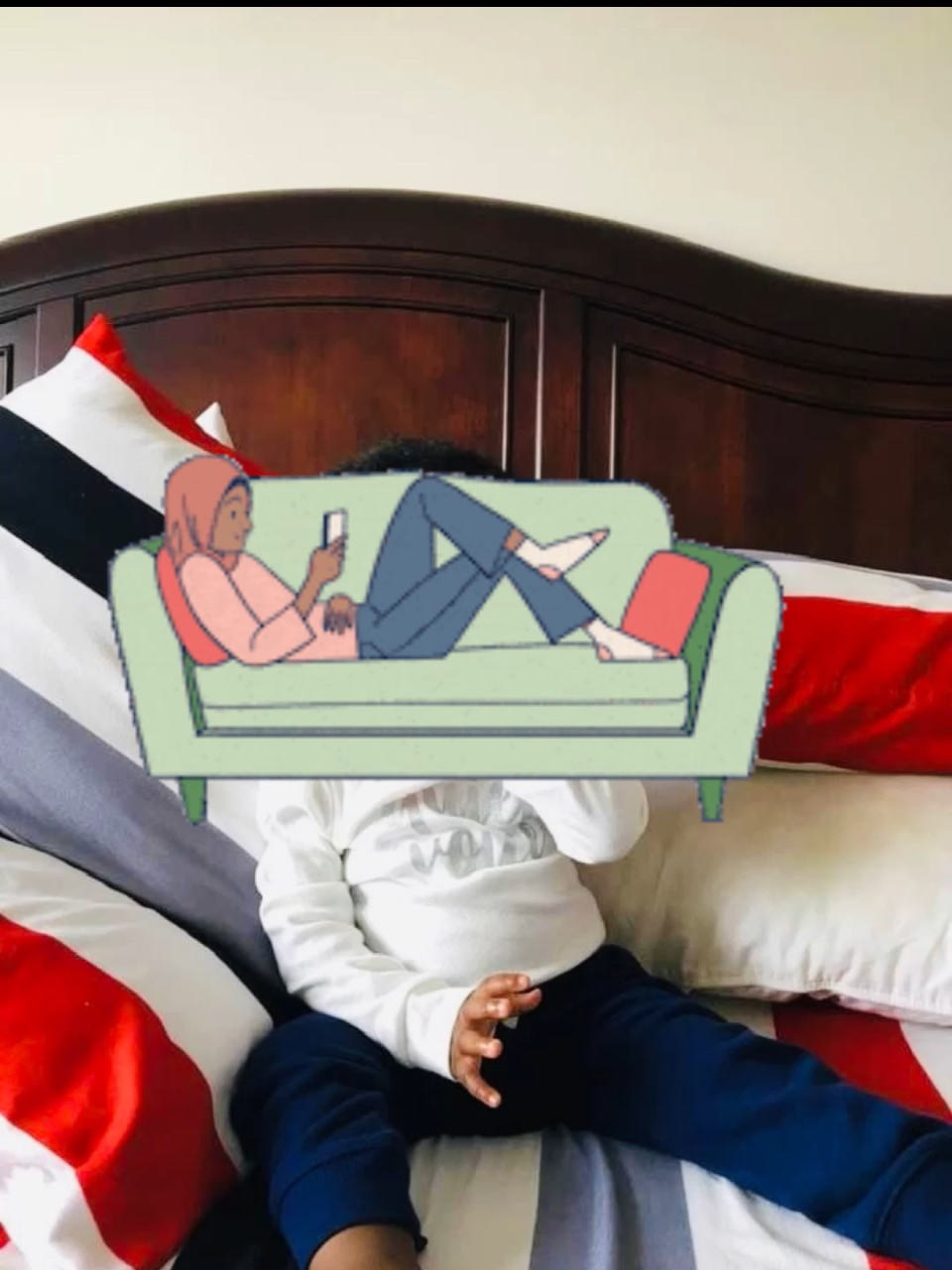 One Kings bed and mattress