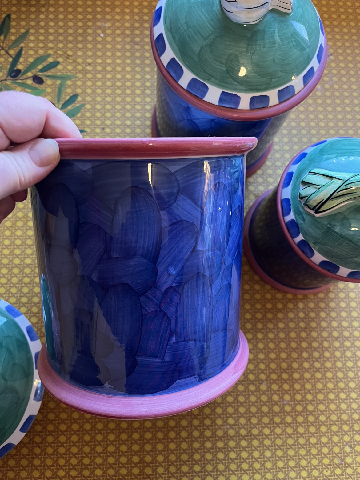 Portuguese Alcoraca ceramic containers - photo 2