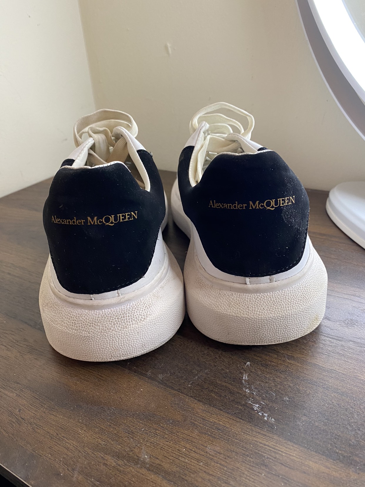 Alexander McQueen used sneakers