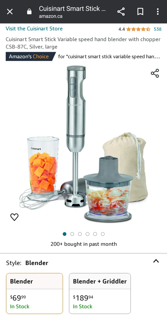 hand mixer set with variable speed thumbnail