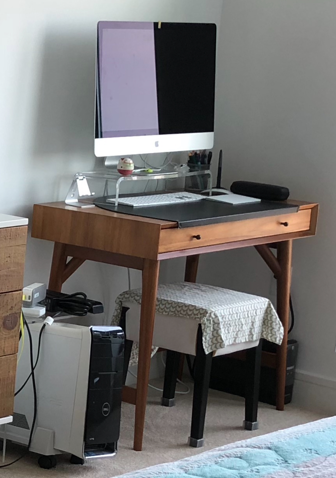 west elm - Mid-Century Mini Desk (36") -Used but Like New - photo 3
