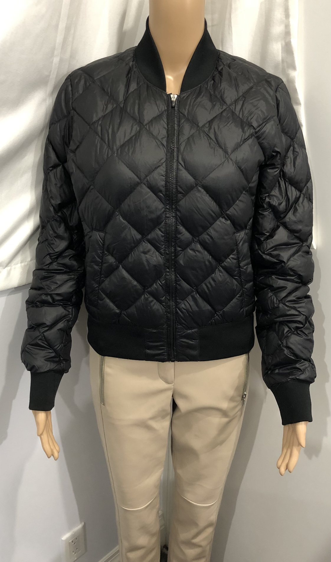 TNA League Quilted Down Bomber + Lambswool Beanie Size M - photo 2