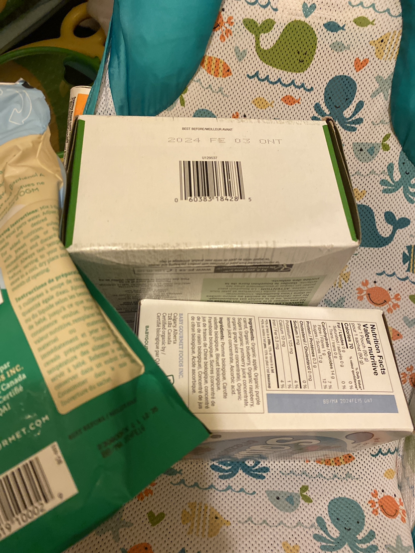 #freecycle Baby food & all ages organic fruit pouches -DAY 5 image indicator(2)