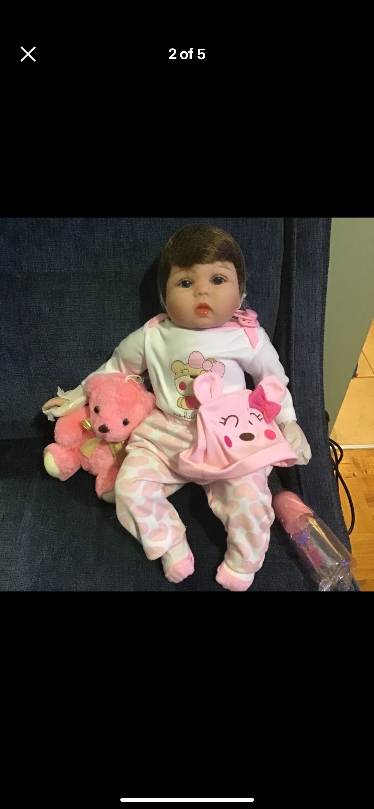 Brand New 22 Inch Soft Touch Reborn type Realistic Baby Doll image indicator(2)