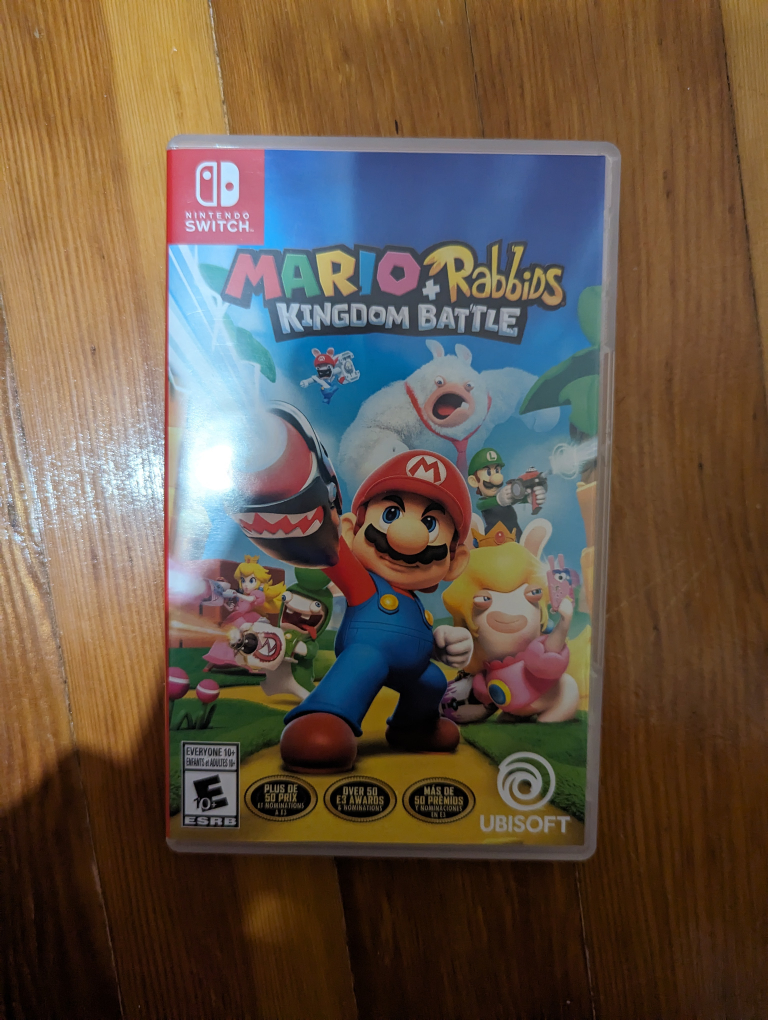 nintendo switch game mario + rabbids kingdom battle thumbnail