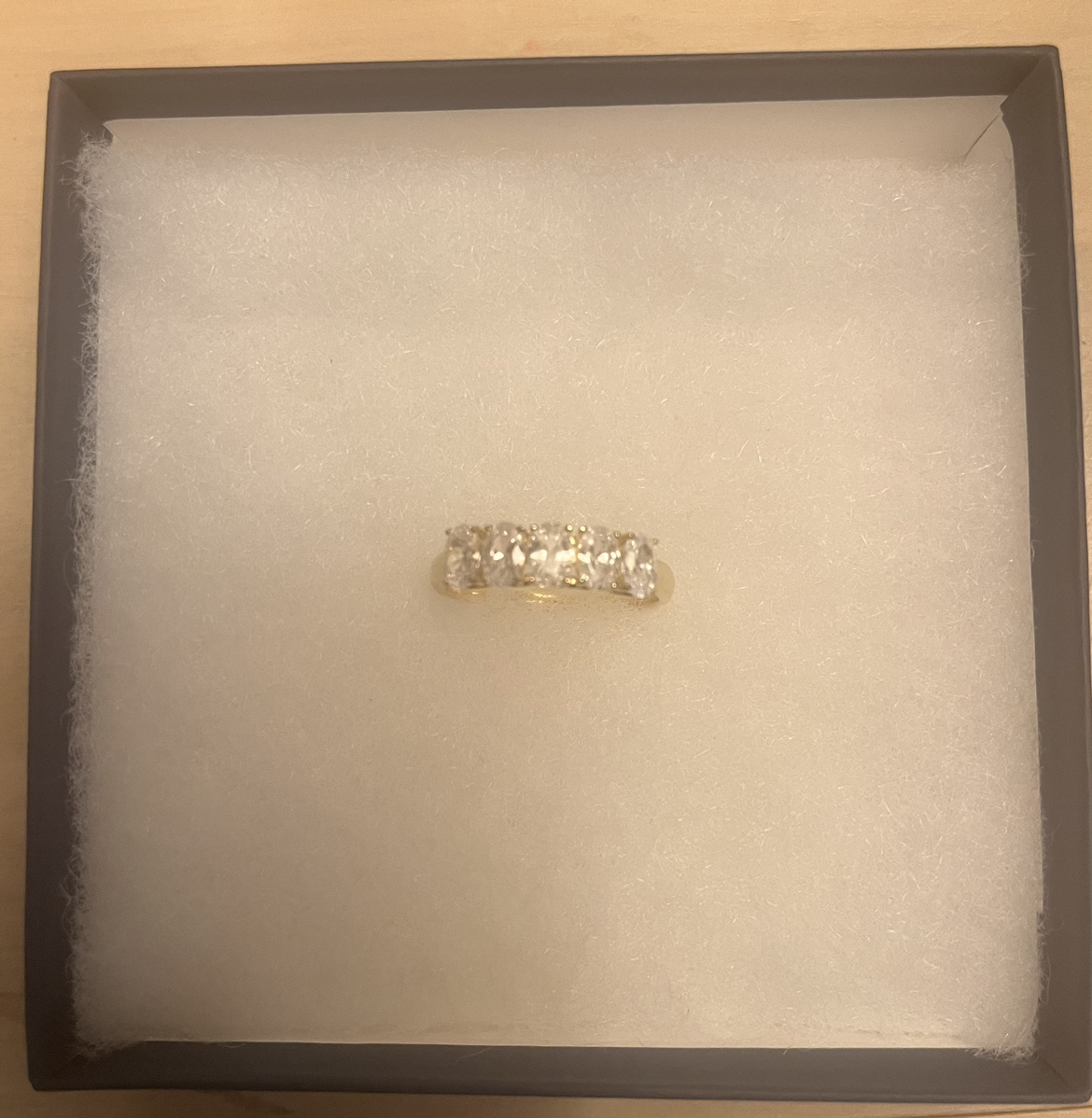Diamonelle Sterling Silver 23K yellow gold plate / oval - photo 3
