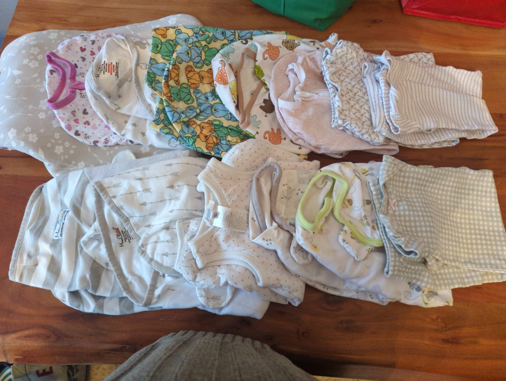 Baby sleep sacks 15 x 0-3 months