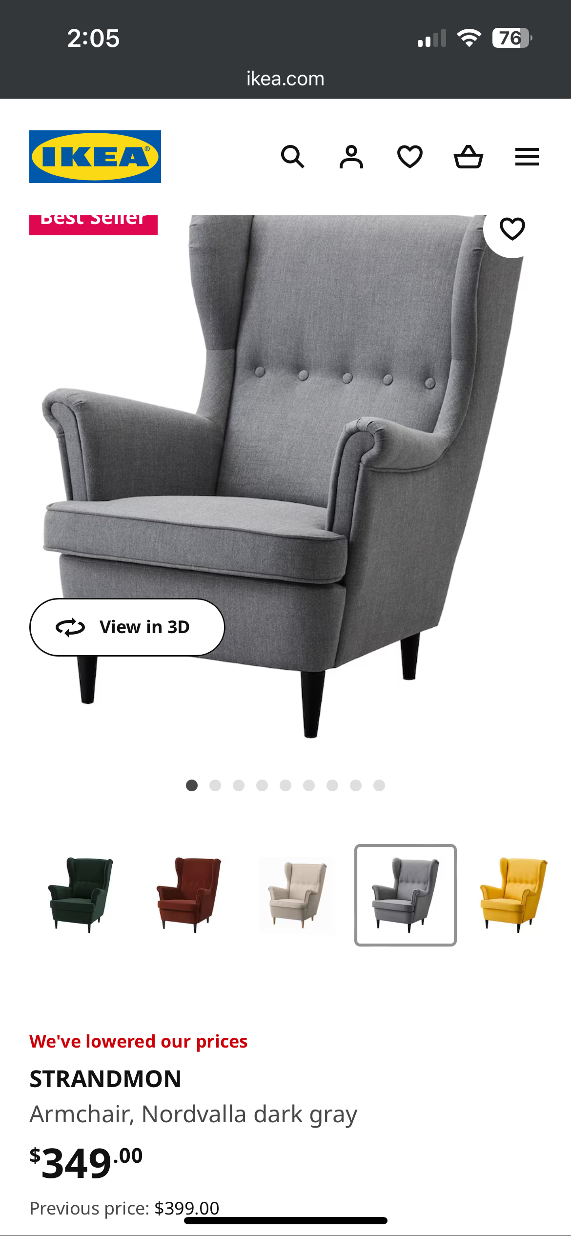IKEA STRANDMON SOFA