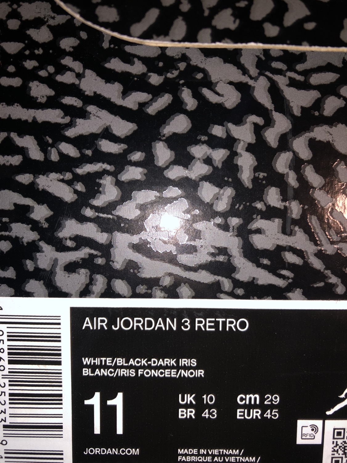 Jordan 3 Dark Iris - photo 5