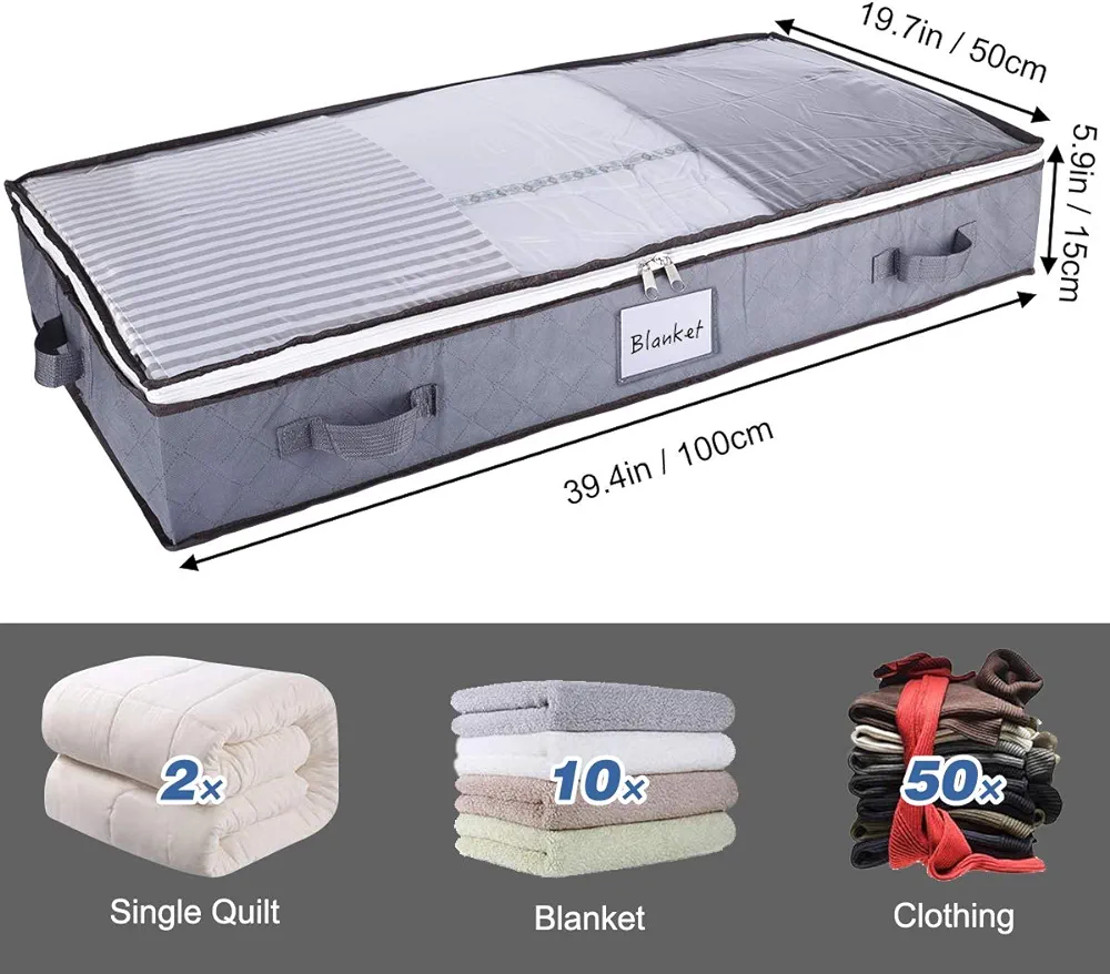 Underbed Storage Bags, 3-pack 🏈 thumbnail