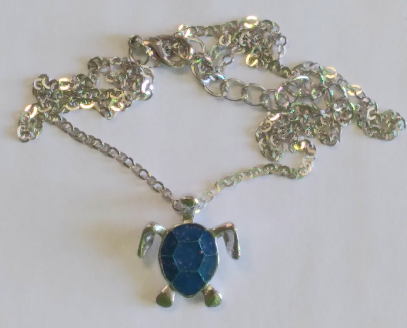 Cute Blue Sea Turtle Pendant For Girls  🥕 image indicator(2)