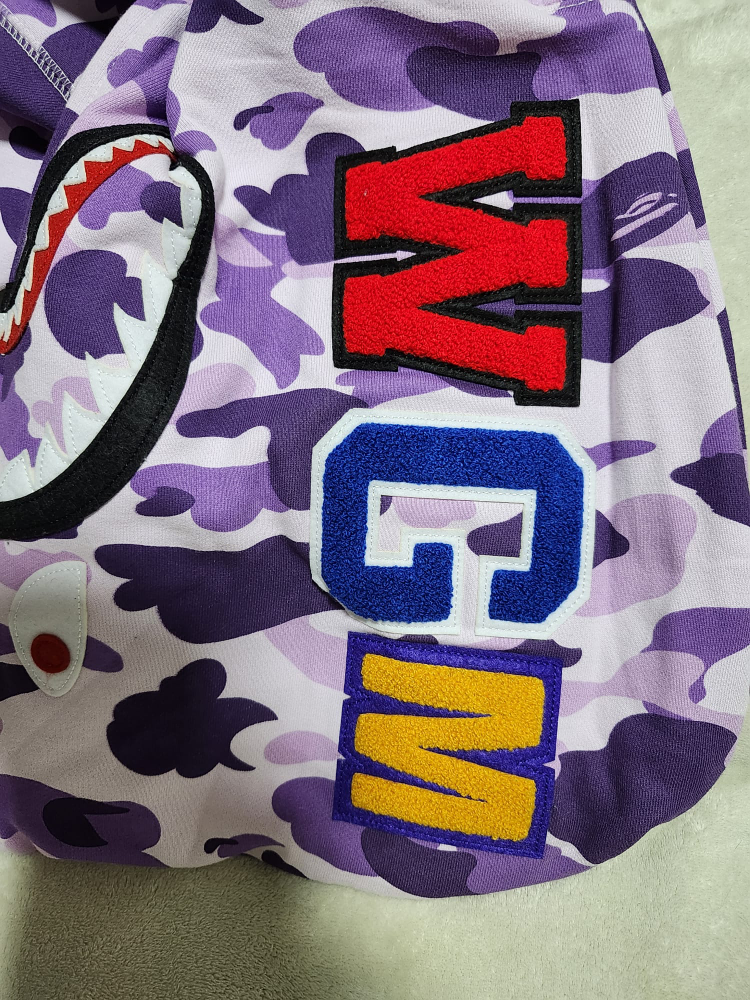 1:1 Bape Hoodie Light Purple - photo 2