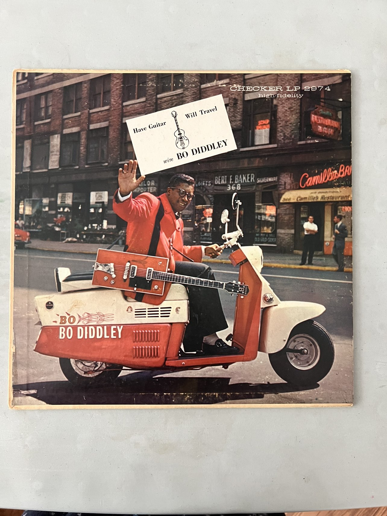 Bo Diddley - Have Guitar Will Travel Canadian 1st pressing thumbnail