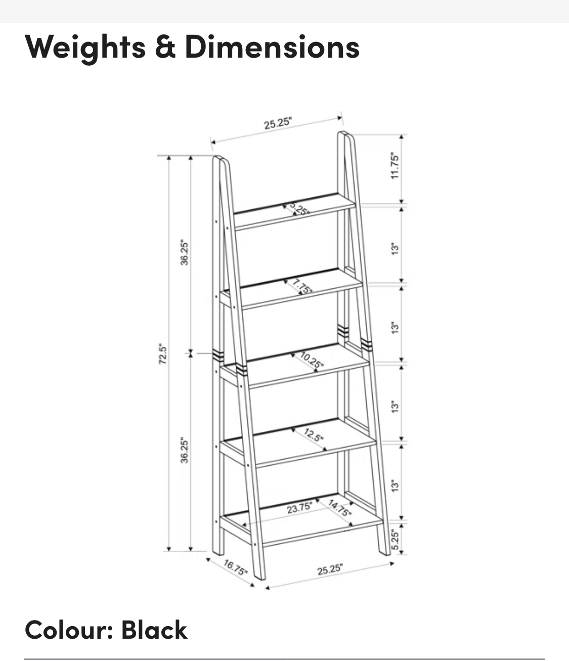 Ladder Bookcase - photo 3
