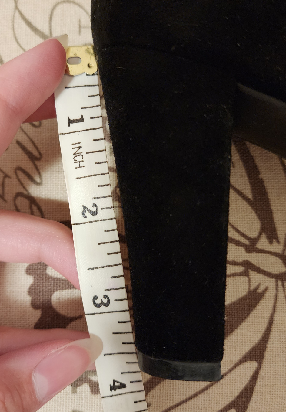 black & bronze block heels image indicator(6)