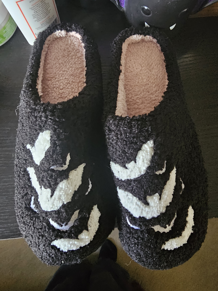 Bat slippers. Size 9-10 Women's. thumbnail