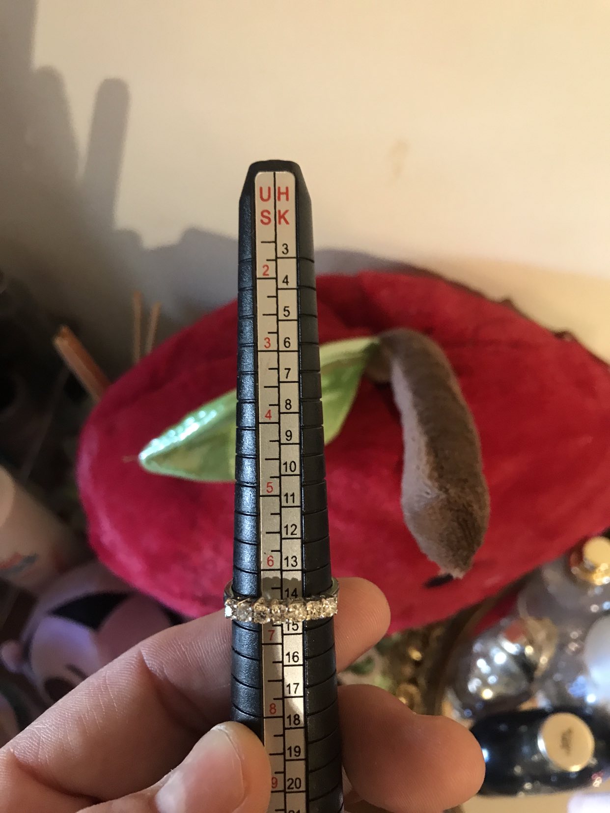 14K Diamond Ring sz 6.5 appraisal is $5175 image indicator(4)