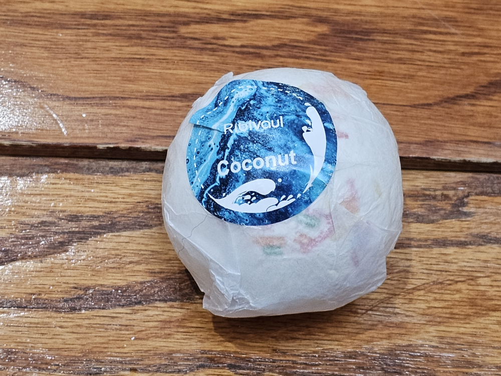 1 small Coconut bath bomb thumbnail