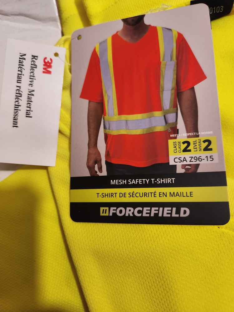 Forcefield 3M Mens Safety T-Shirt image indicator(3)