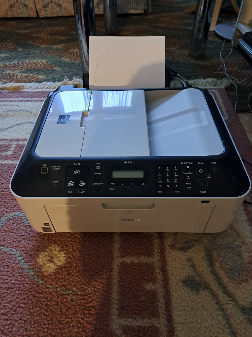 Canon MX340 all in one color inkjet