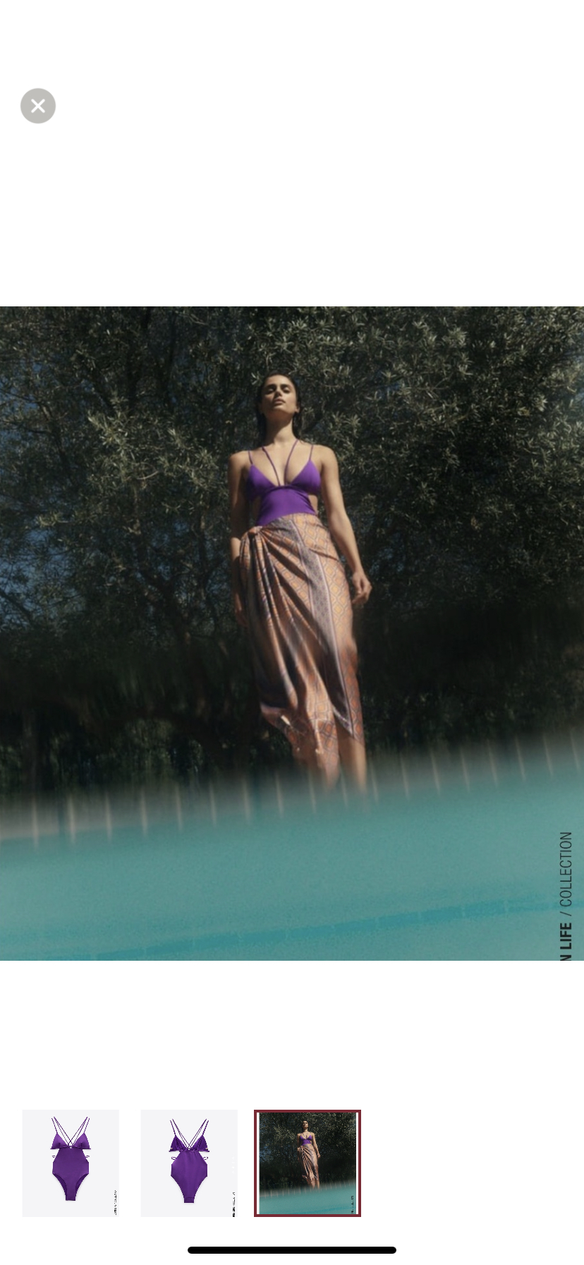 NWT Zara cutout swimsuit - Size M image indicator(3)