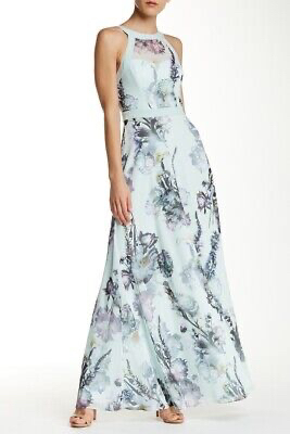 Ted Baker Floral Maxi Dress - Size 2 Ted (Size 6 US) thumbnail