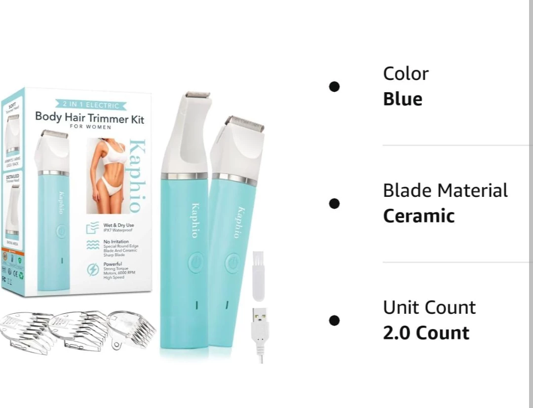 NEW!    Body Hair Trimmer Kit image indicator(8)