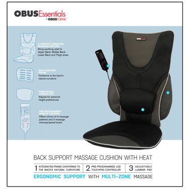 OBUS BACK SUPPORT WITH HEAT AND MASSAGE image indicator(2)