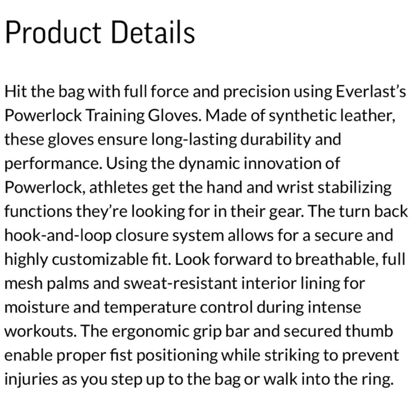 Everlast 16oz Training Gloves - photo 3