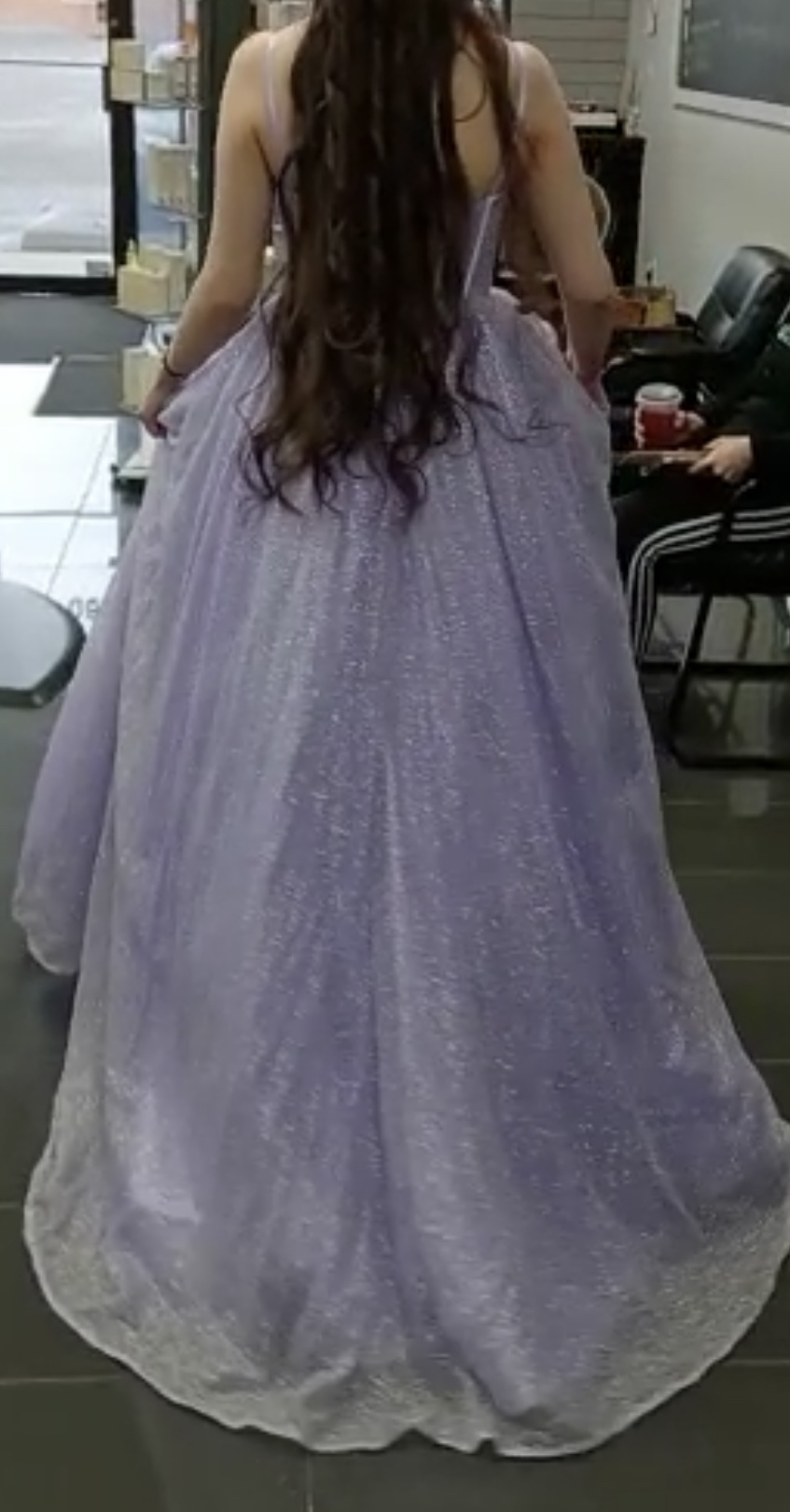 Engagment, Prom dress, lilac purple, floor length. - photo 3