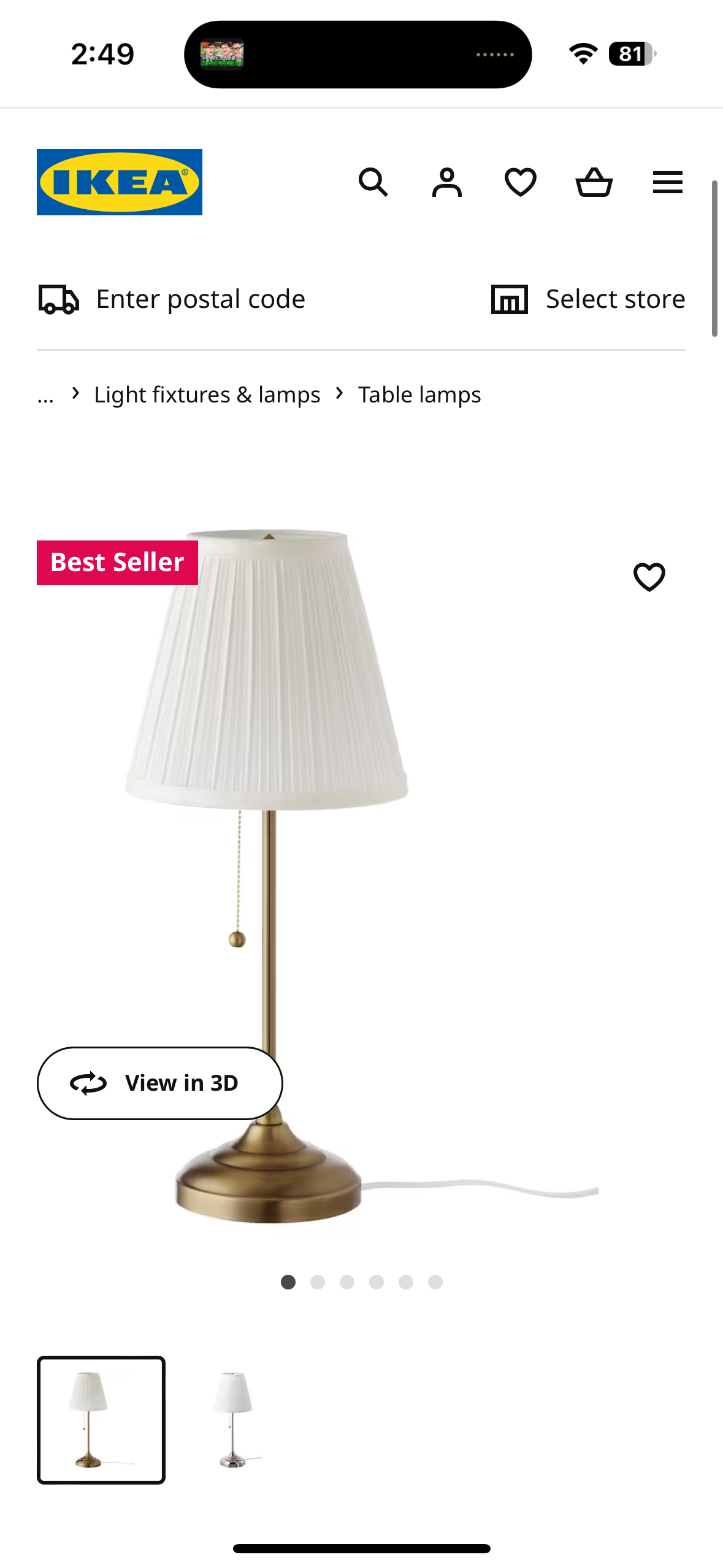 Table lamp - photo 2