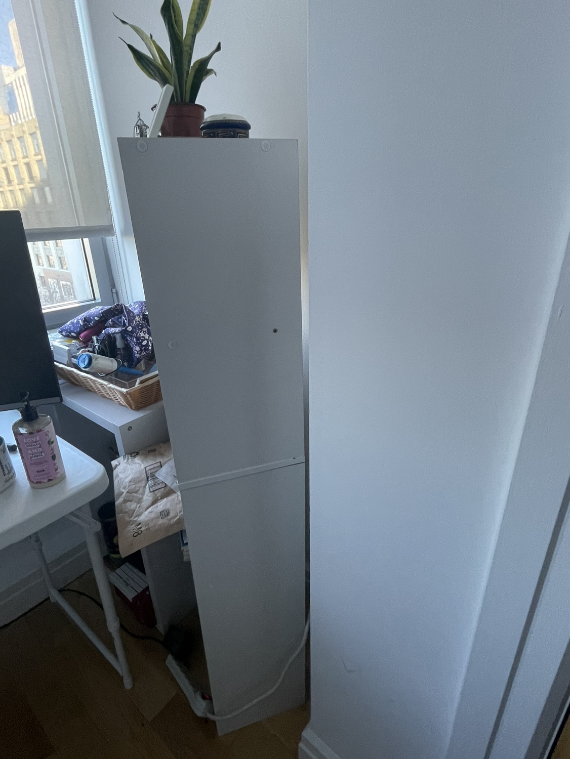 5 tier white bookcase [moving sale] - photo 2