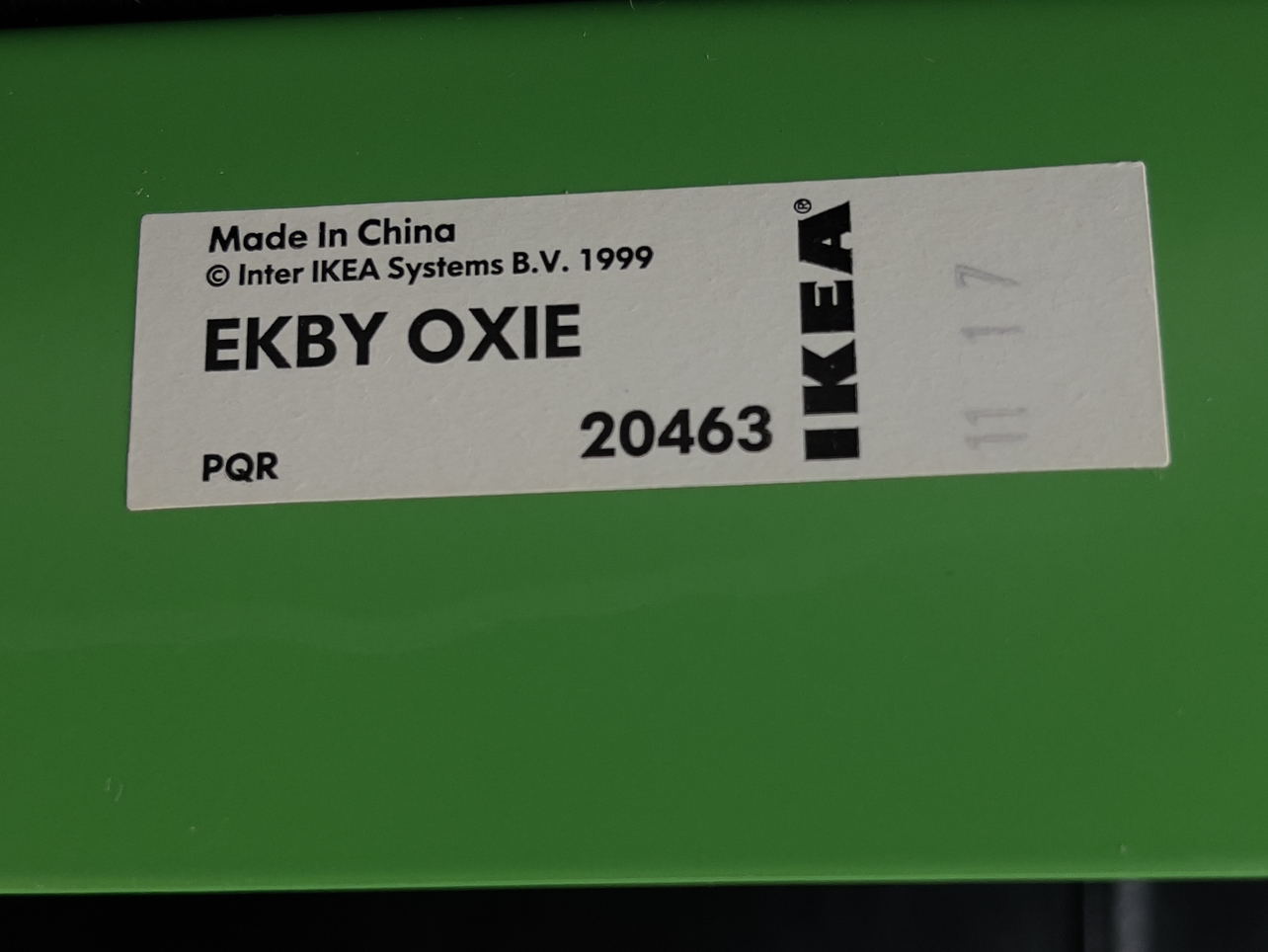 Ekby Oxie Foil Wall side unit Steel, powder coating (no shelves) - photo 3