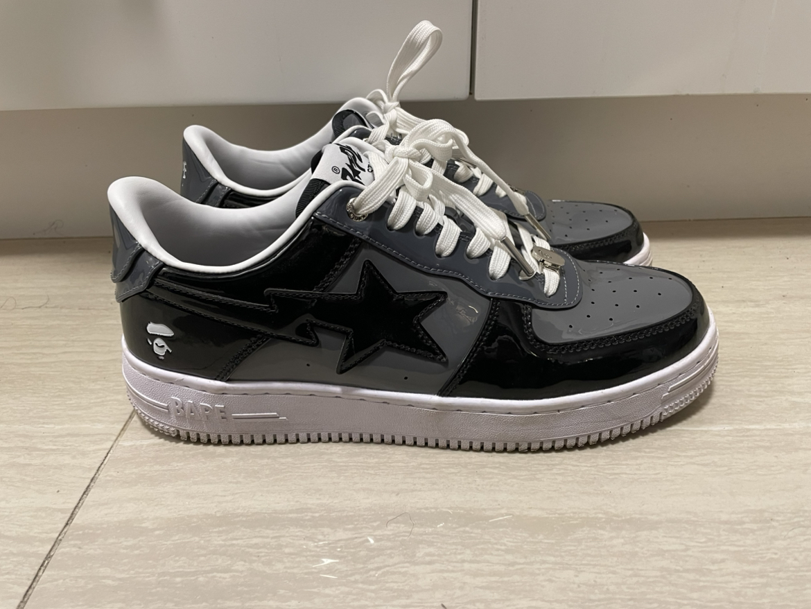 A Bathing Ape Bape Sta Low Black sz 12 Pre-Owned thumbnail