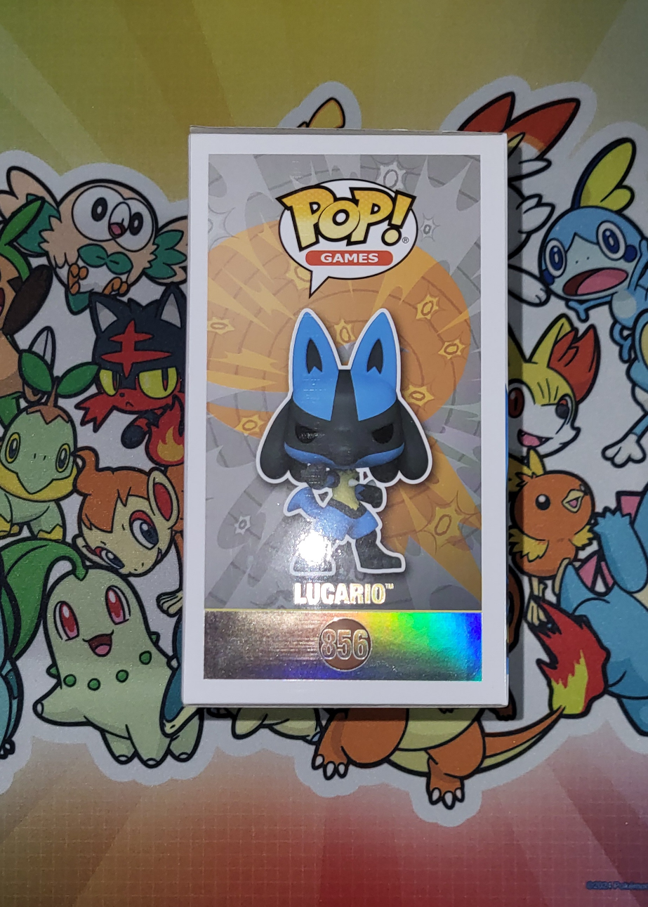 🆕️Funko Pop! Pokémon Center Exclusive Pearlescent Lucario #856🆕️ image indicator(2)