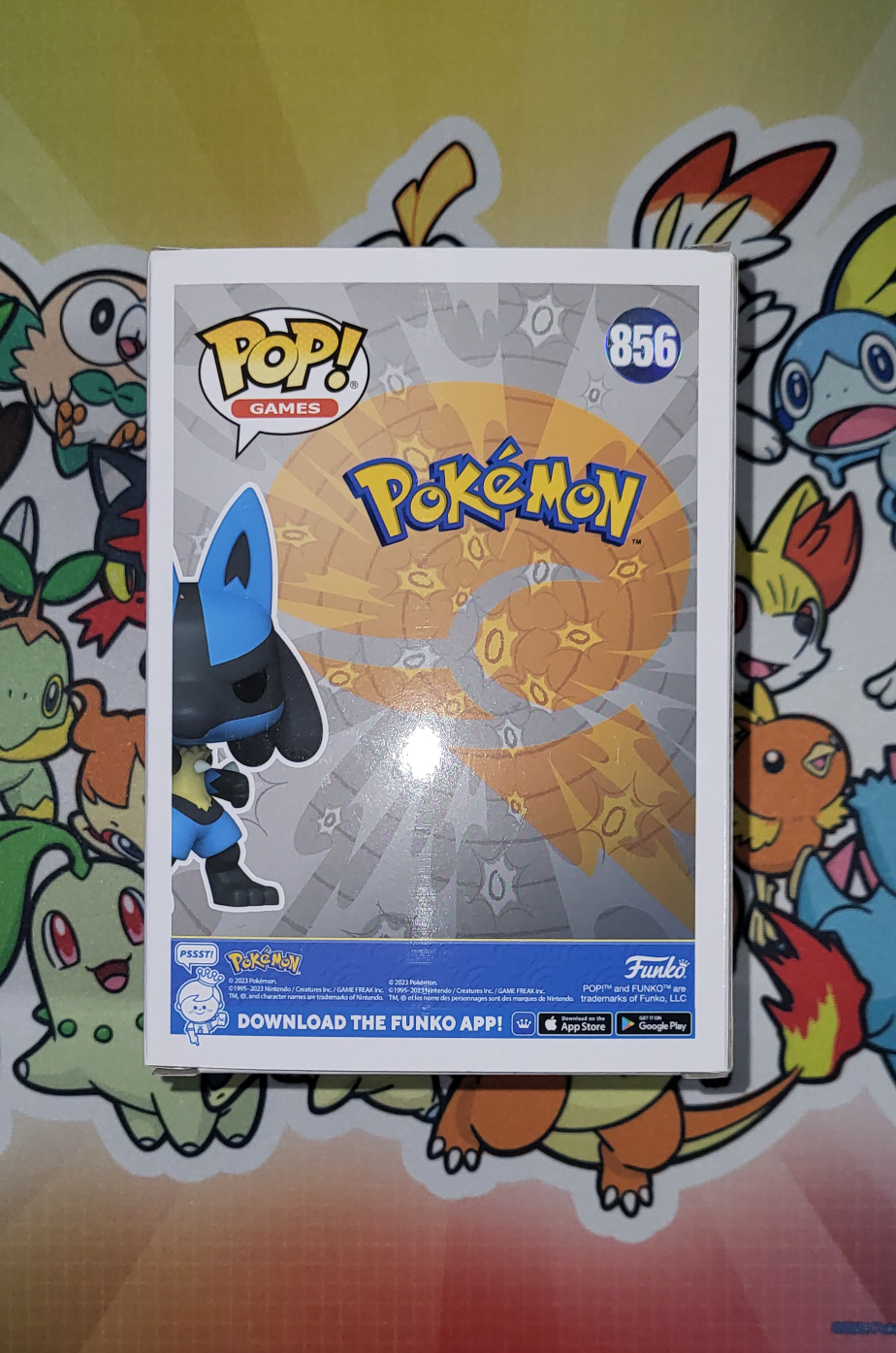 🆕️Funko Pop! Pokémon Center Exclusive Pearlescent Lucario #856🆕️ image indicator(3)