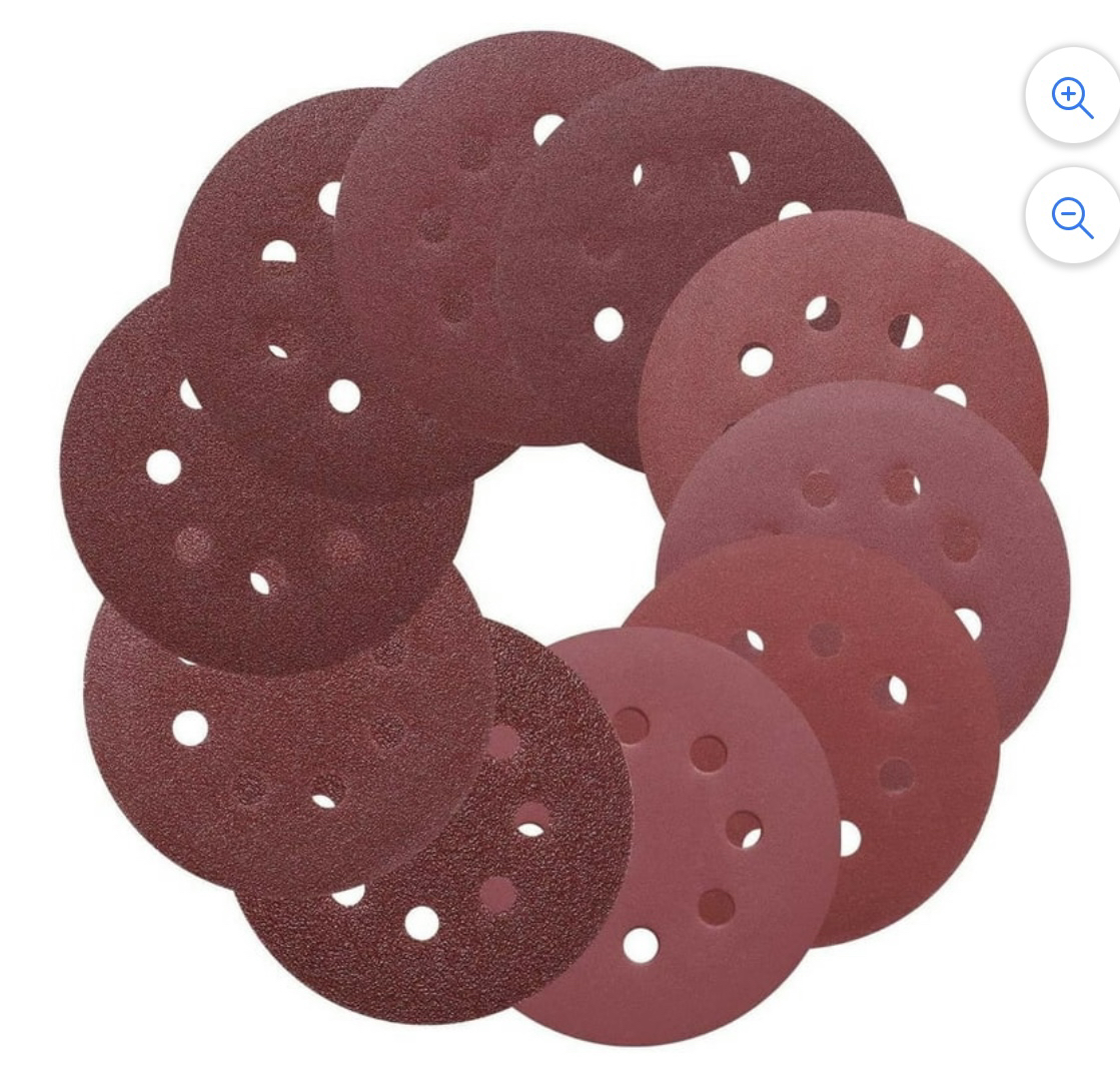 100pcs Hook and Loop Sandpaper for Random Orbital Sander - photo 3