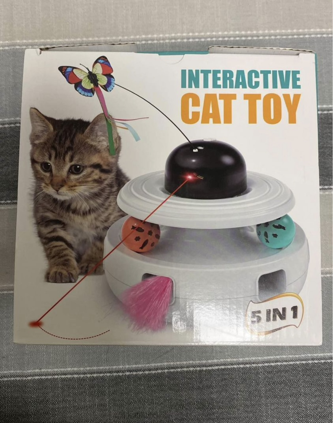 5 in 1 Cat Toys interactive for Indoor Cats