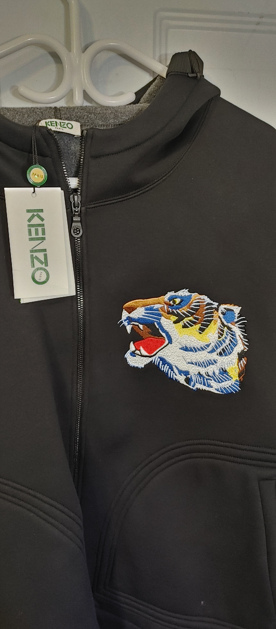 Kenzo Black XXL Fleece Hoodie image indicator(2)