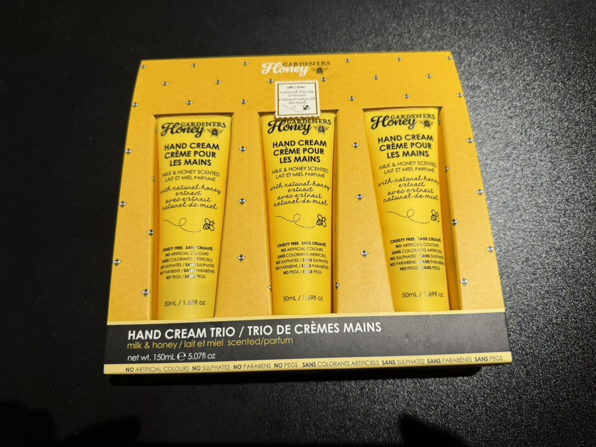 Gardeners Honey Hand Cream (Milk & Honey Scented) Package